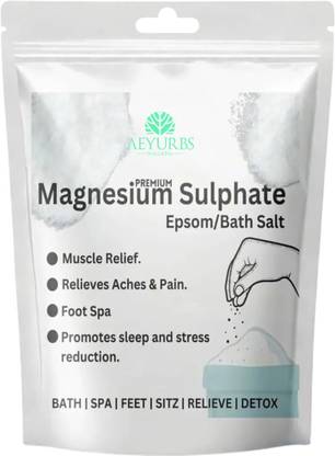 AEYURBS Epsom Salt | For Safe Muscle And Skin Soothing And Hydration Care