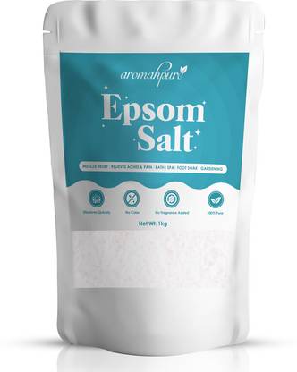 Aromahpure Epsom Salt, Skin Moisturiser, Salt for pain relief, Detoxifies Skin, Relaxing|