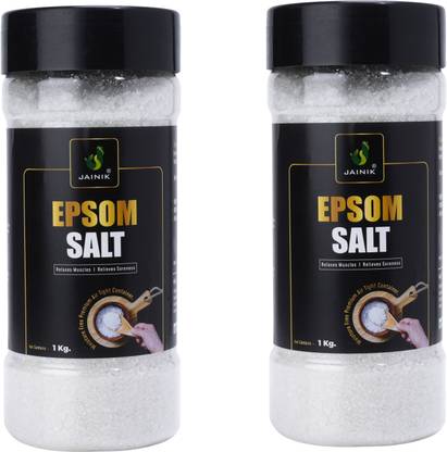 JAINIK Epsom Bath Salt Crystal And Bath, For Muscle Relief, Relieves Aches & Pain