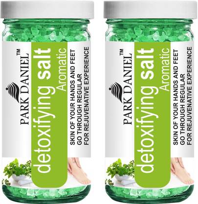 PARK DANIEL Premium Aromatic Bath Salt - For Radiant & Clean Skin- Pedicure & Manicure Salt Combo Pack Of 2 Jars of 200 gms(400 gms)