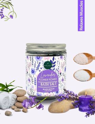 the raw logic Lavender Flower Power Bath Salt