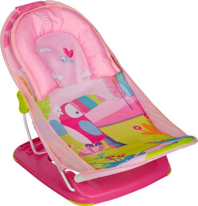 MeeMee Baby bather for todler, foldable 3 position adjustable, washable soft mesh seat Baby Bath Seat