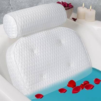 hetvi Bath Spa Pillow With Suction Cup