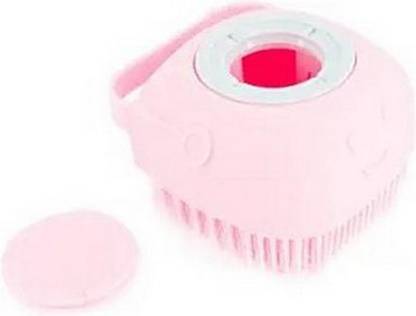 RBGIIT Silicon Wash Scrubber Body Cleaner Soap Dispenser Bathing Tool Brushes, Bathroom