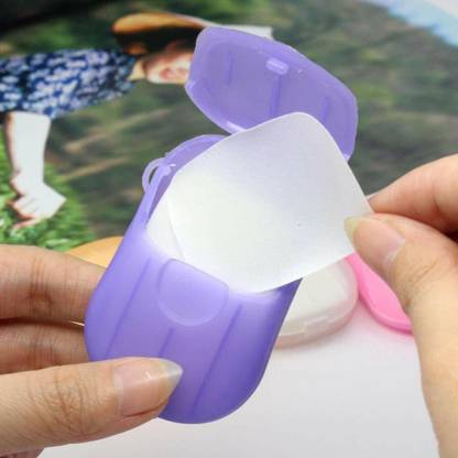 ActrovaX Paper Soap Strips Box For Traveling/ Portable Disposable-X19