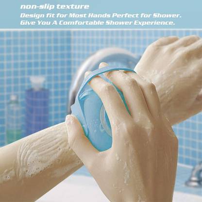 Manav Silicone Soft Bath Body Brush with Shampoo Dispenser 1.549