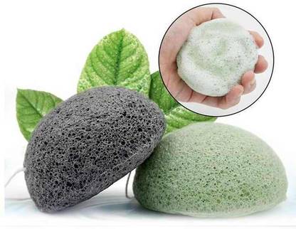 James HealthPlus Natural Konjac Facial Sponge for Daily Cleansing & Gentle Exfoliation BathSponge