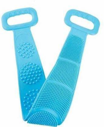 Koshi Silicone Body Back Scrubber, Double Side Bathing Brush for Skin