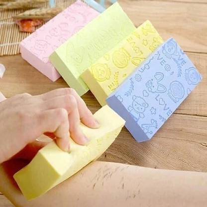AARADHYAM JPremium Exfoliating Sponge | Asian Bath Sponge for Shower PACK -2