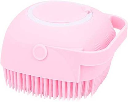 Byfield Soft Silicone Bath Brush With Hooks, Skin Scrubber Can Fill Shampoo DF-103