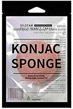 silstar professional KONJAC Sponge Facial Sponge Bath Sponge Amazing Cleansing for Dry
