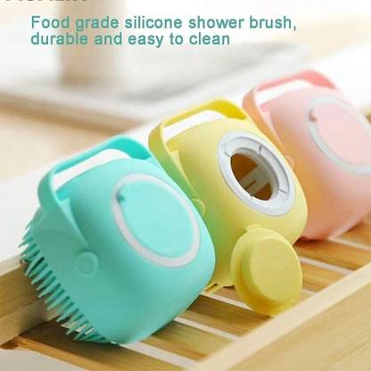 jeniry Silicone Bath Scrubber Body Exfoliating Massage For Cleaning Bathroom Shower