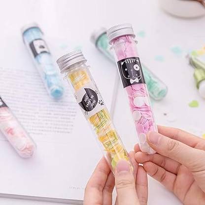 SANWALSA Portable Tube Shape Soft Paper Soap strips Bottle for travel