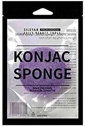 silstar professional KONJAC Sponge Facial Sponge Bath Sponge Amazing Cleansing for Dry