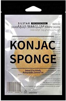 silstar professional KONJAC Sponge Facial Sponge Bath Sponge Amazing Cleansing for Dry