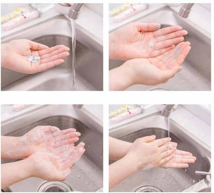 Radha Pack of 3 Scented Portable Petals Paper Soap Tube For Home,Travel etc x3.31