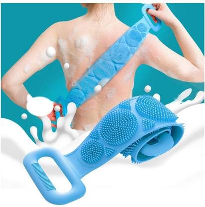 Njeru Back Scrubber Belt Soft Massage Cleaning Bath Brush A019