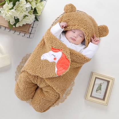 BRANDONN New Born Baby Sleeping Bag Swaddle Wrapper Sleeping Bag