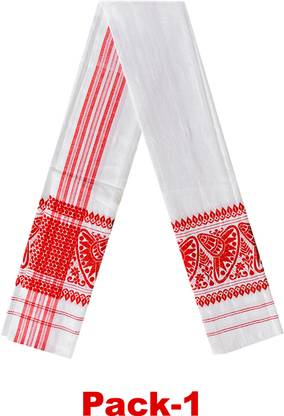 ASSAM GAMCHA कॉटन 120 GSM फेस, हैंड, हेयर गमछा