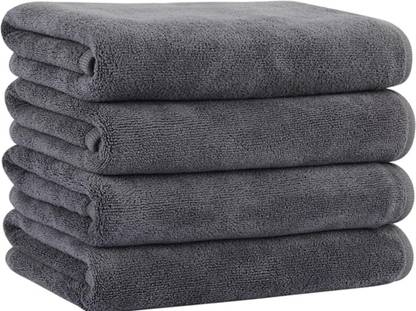 ZEDFIBER Microfiber 400 GSM Face, Hand, Bath Towel Set