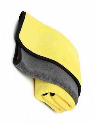 स्नान कार धोने के कपड़े (1 का पैक,600GSM) पीला, ग्रे नैपकिन