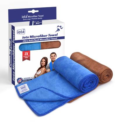 IOTA Microfiber 450 GSM Sport, Face, Hand Towel Set