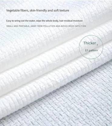 AuraTech Reusable Compressed Cotton Coin Towels Expandable with WaterPockTowx1.114