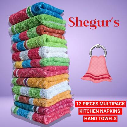 shegur's Cotton 550 GSM Face, Hand Gamcha Set