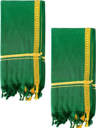 Feather Green Cotton 150 GSM Bath Towel Set