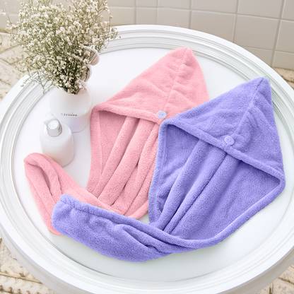 STATUS Polycotton 200 GSM Hair Towel Set