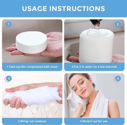 Akash International Compressed Bath Towel Tablet