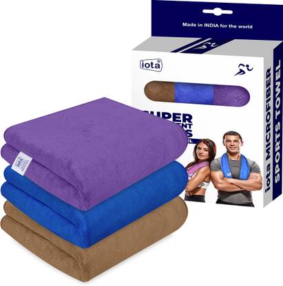 IOTA Microfiber 450 GSM Face, Hand, Sport Towel Set