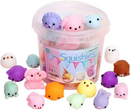 ANABGI Party Favors for Kids Mochi Squishy Toy moji Kids Mini Kawaii squishies Bath Toy