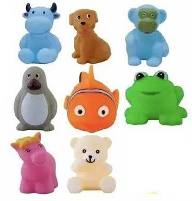 White Devil 8 Pcs New Born Baby Chu Chu Bath Toys With BPA Free Non-Toxic Bath Toy Bath Toy