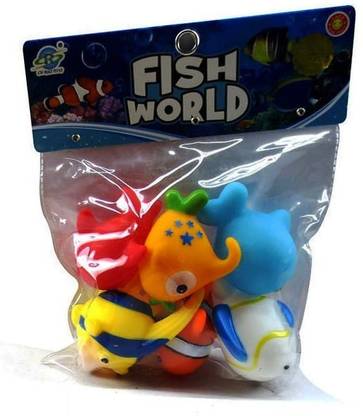Globular Fish Chu Swimming Water Toys Bath Toy