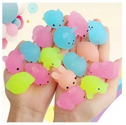 Sawkirp darshraj 10 glow kawai mochi squishy toys Bath Toy