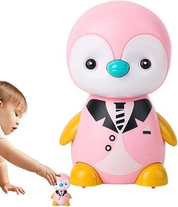 clerika Push and Go Penguin Toy multicolor panguin Bath Toy