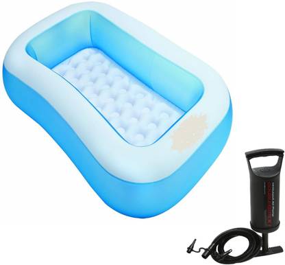 radhey preet 5Feet Rectangle Swimming Pool With Pump For Kids Up to 9 Years Bath Toy