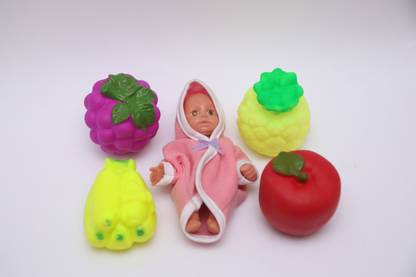 Wee Care pack of 5pcs of squeeze toys for kids Bath Toy