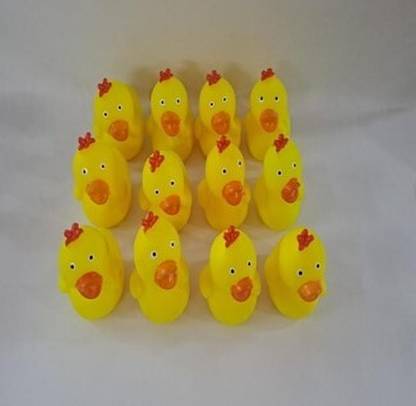 Toddler joy chicken 12pcs squeezy toys Bath Toy