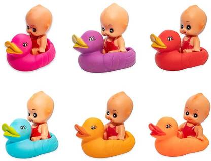 ज़ोकतो Squeaky Bath Toys Sound Squeaky Bathing Toy for Baby - Chu Chu Toy Set बाथ टॉय