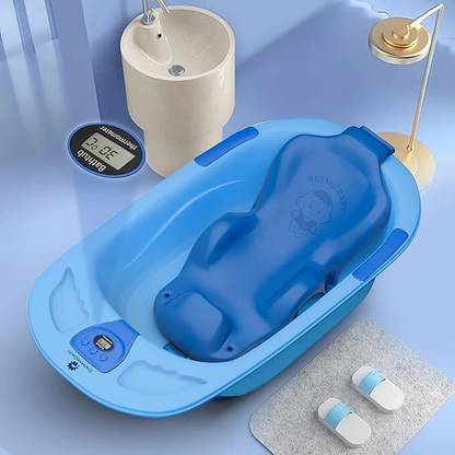 StarAndDaisy Bathtub & Bath Seat with Temperature Sensor | Baby Kids Bather chair