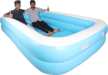 Cho Cho Inflatable Bath Tub SPA Double Layer for Kids & Adults (8.4ft) with Pump (D264)