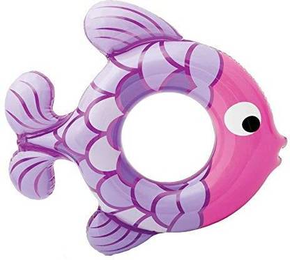 QBLYN Swim Ring, Fish Shape Swimming Ring for 3 to 6 Year
