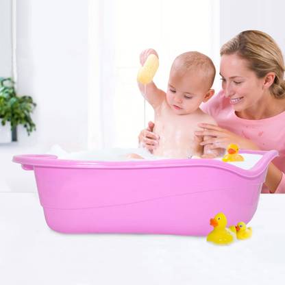 Born Babies Baby Bathtub with Smooth Edges for Infants from 0-6 Months
