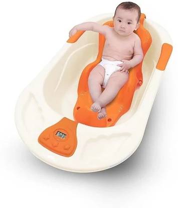 StarAndDaisy Baby Bathtub & Bath Seat with Temperature Sensor | Baby Kids Bather chair