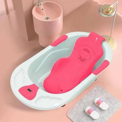 StarAndDaisy Baby Bathtub & Bath Seat with Temperature Sensor | Baby Kids Bather chair