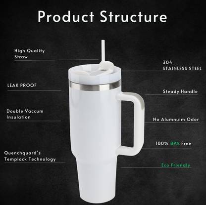 mbuys Stainless Steel Bath Mug