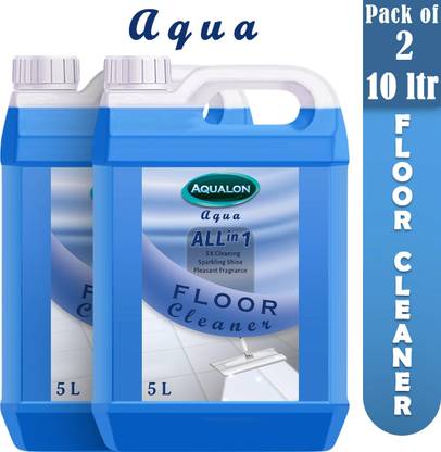 Aqualon Floor, Tile, Multi-surface Cleaner super shine with Anti-Bacterial Protection Aqua  (2 x 5 L)