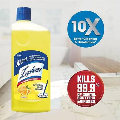 ZAPHARA Disinfectant Surface & Floor Cleaner Liquid, Citrus LEMAN